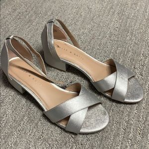 Gray sandals